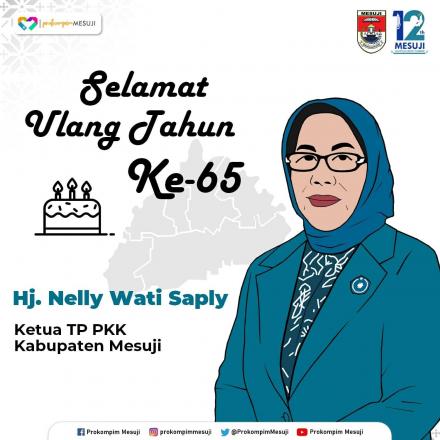 Selamat ulang tahun Ibu Hj. Nelly Wati Saply